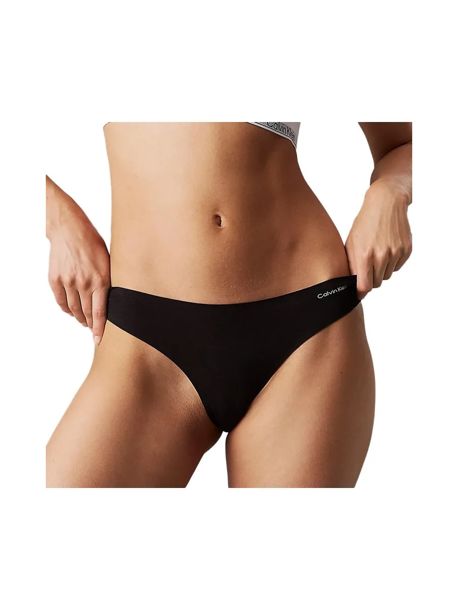 Culotte Noires Femme Calvin Klein Jeans Bikini 000QF8012E 2