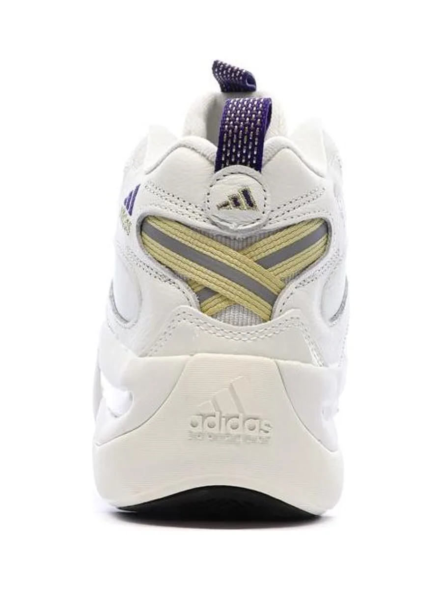 Chaussures de basketball Blanches/Violettes Homme Adidas Crazy 8 4