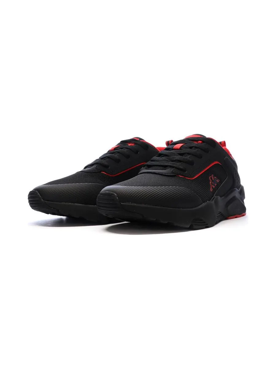 Baskets Noires/Rouges Garçon Kappa Logo Safir 2s 7