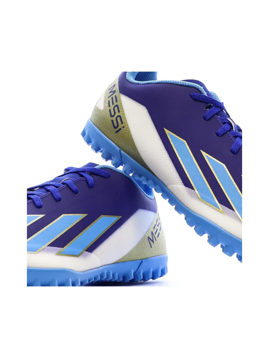 Chaussures de Football Bleu/Violet Homme Adidas X Crazyfast Club Messi 8