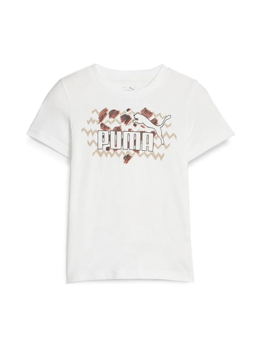 T-shirt Blanc Fille Puma Mixmch 2