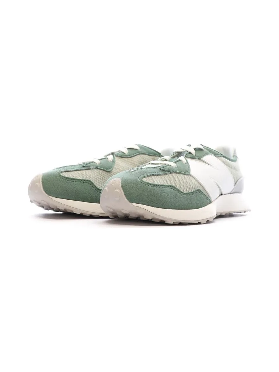 New Balance 327 Baskets Vertes/Grises Garçon WS327MT 6