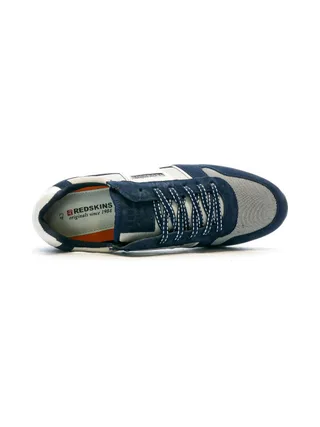 Baskets Grise/Marine Homme Redskins Affairan 4