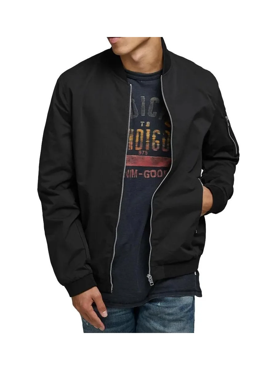 Bomber Noir Homme Jack & Jones Mash 2