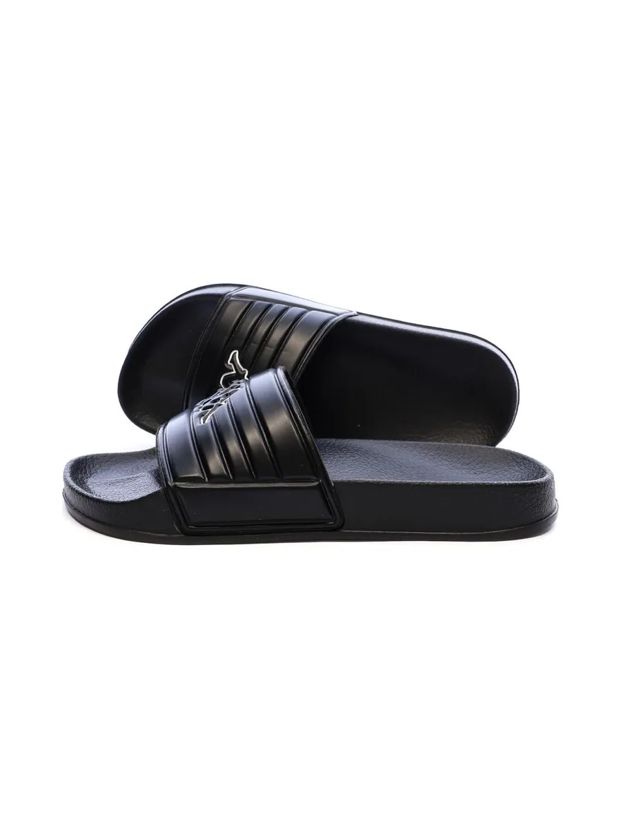 Claquettes Noir Garçon Kappa Logo Sarty Kid 2