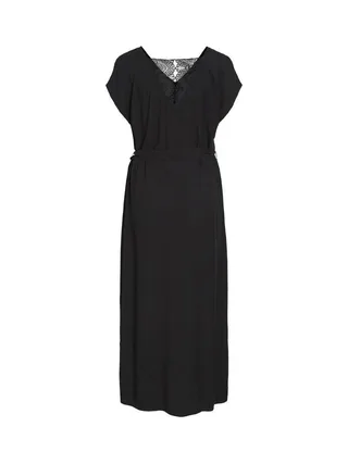 Robe Noire Femme Vila Nensa Ankle 2