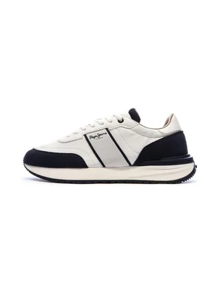 Baskets Blanches/Noires Homme Pepe jeans Buster 1