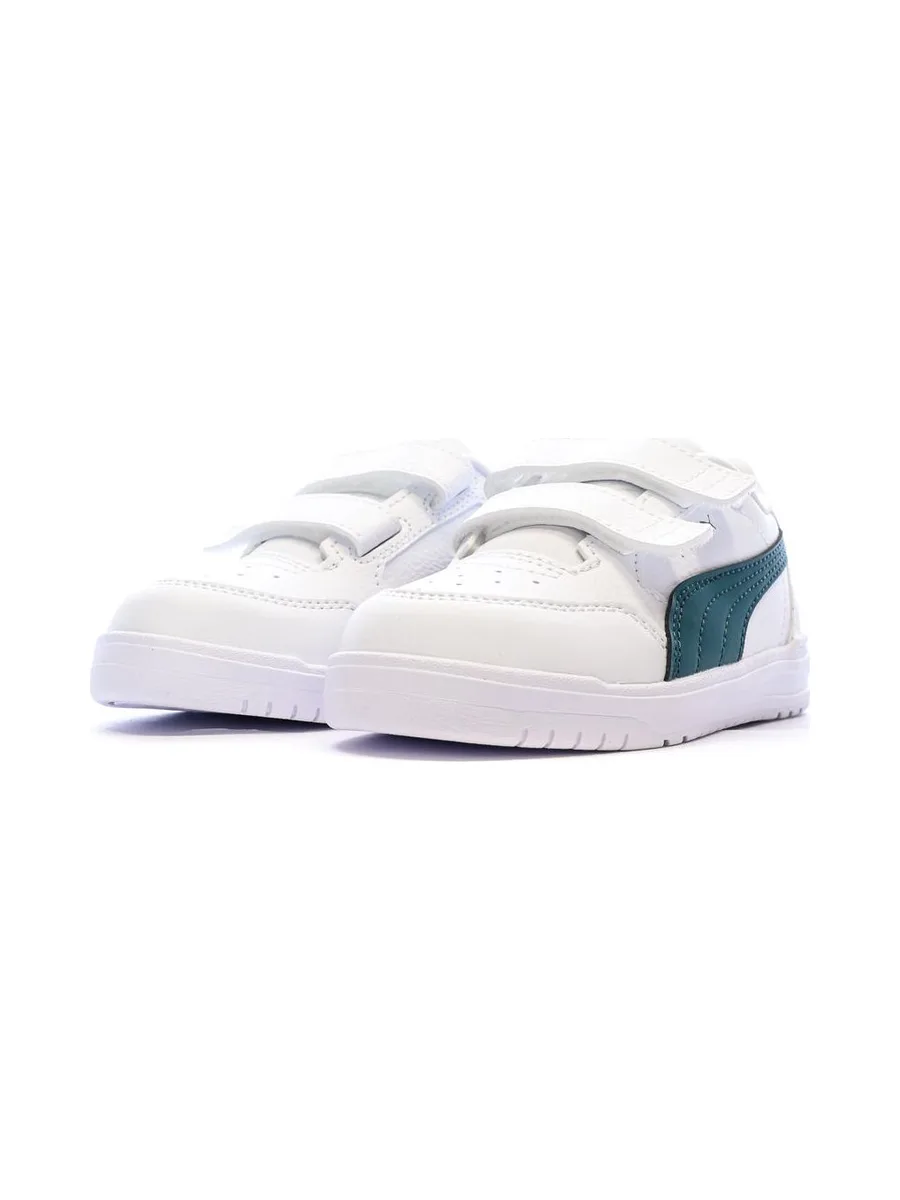 Baskets Blanches/Vertes Garçon Puma Shuffle Downtown 8