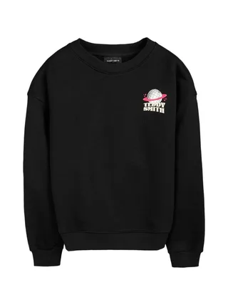 Sweat Noir Fille Teddy Smith Flow 1