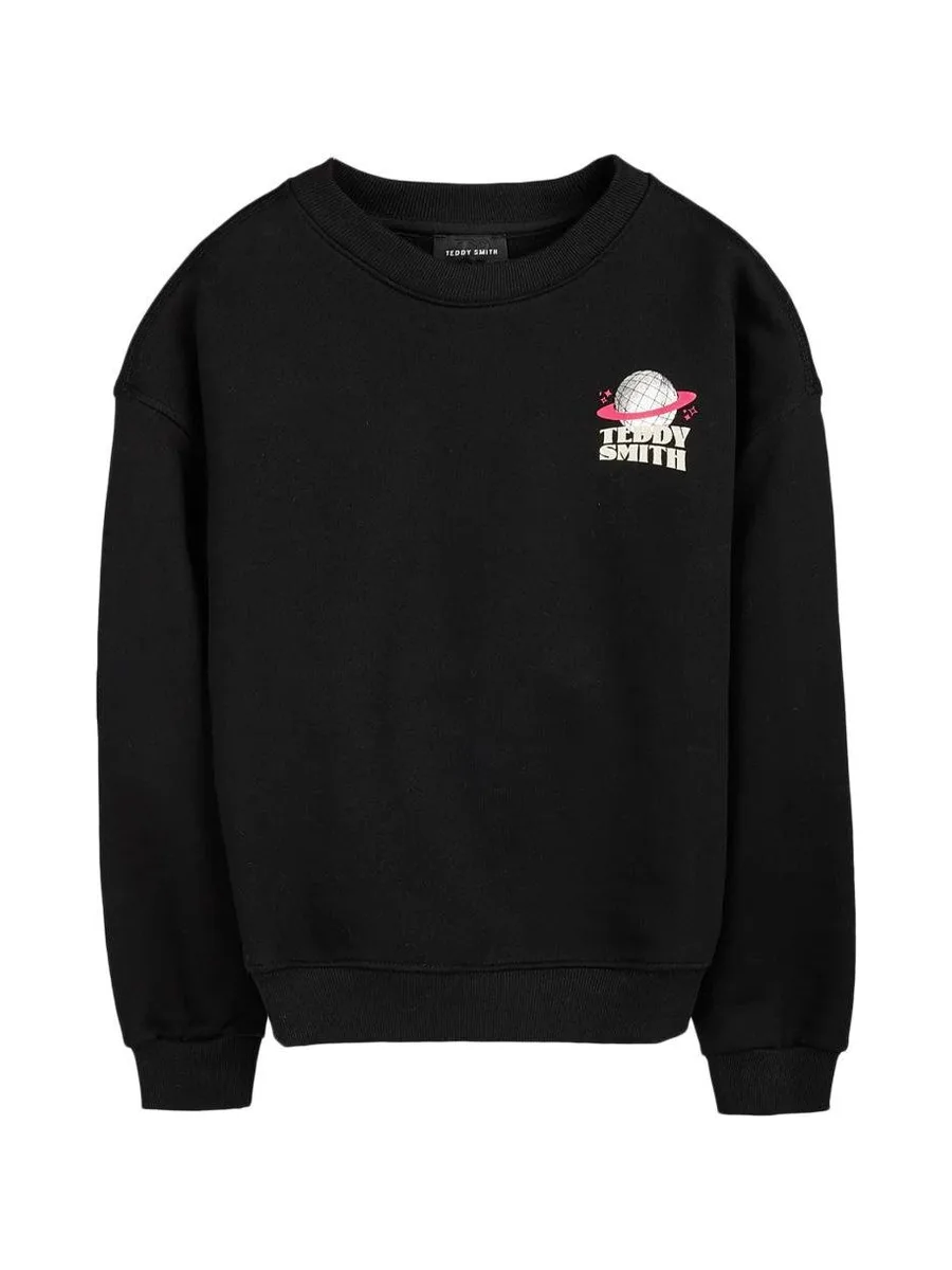 Sweat Noir Fille Teddy Smith Flow 2