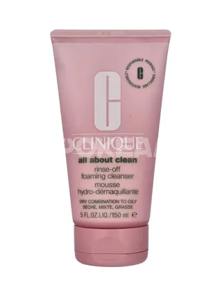 Clinique Rinse-Off Foaming Cleanser 150ml - Dry Combination To Oily Skin 2