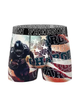 Boxer Noir/Bleu Garçon Freegun USA 1