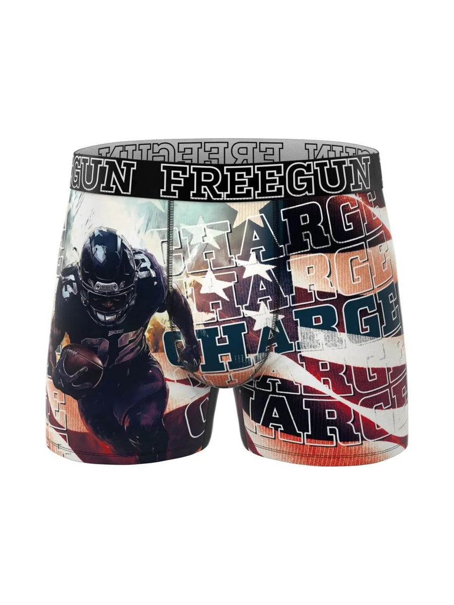 Boxer Noir/Bleu Garçon Freegun USA 2
