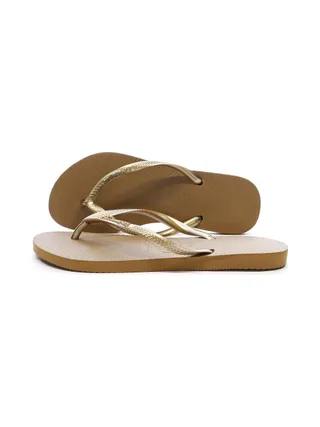 Tongs Marron Femme Havaianas Slim Infradito 1