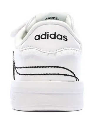 Baskets Blanc/Noir Enfant Adidas Grand Court 3