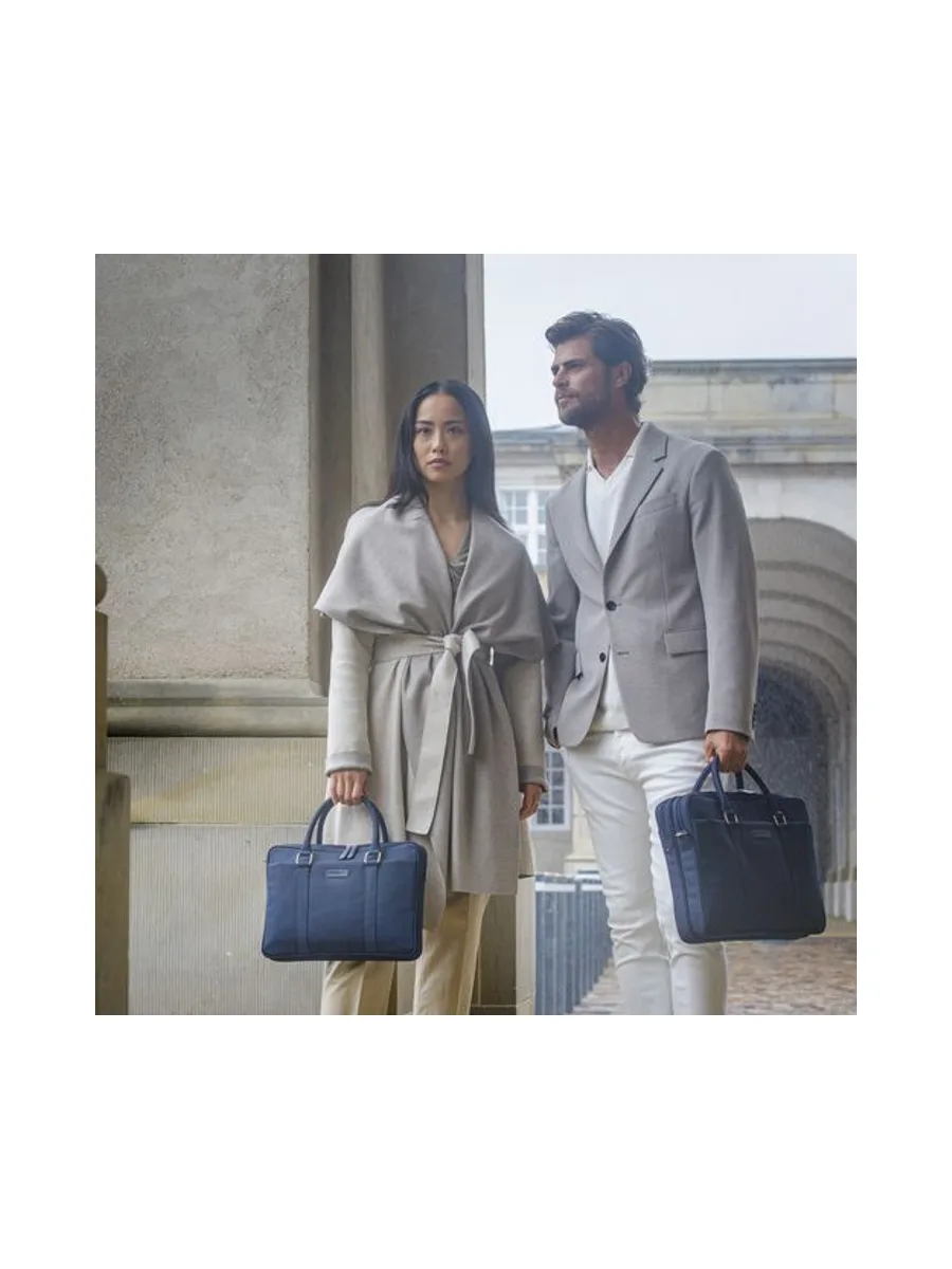 Stelvio 14 Slim Laptop Bag Recycled Blue 8