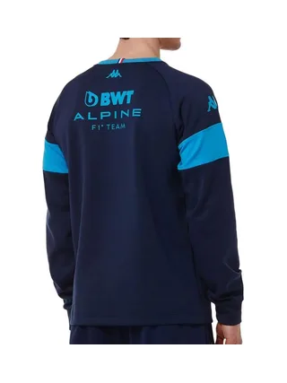 Sweat Marine/Turquoise Homme Kappa Adofod Alpine F1 371R75W 2