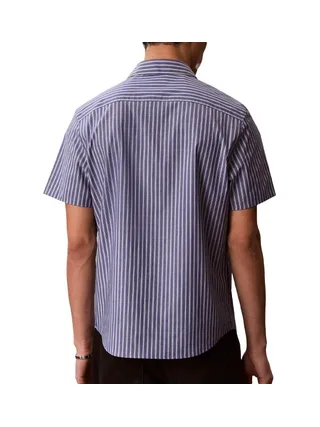 Chemise Bleu Homme Calvin Klein Jeans Yd Multi Pinstrip 2