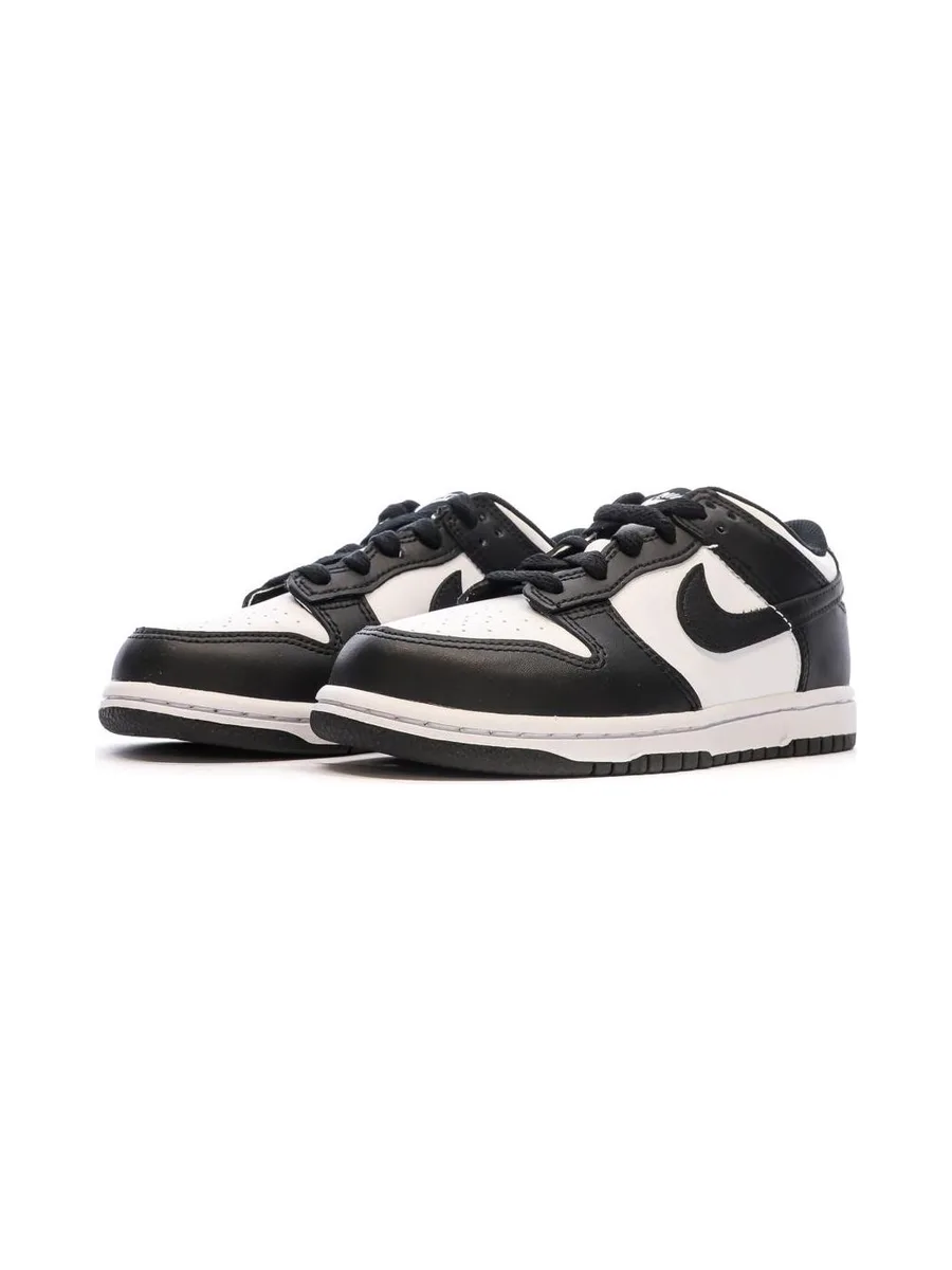 Baskets Blanches/Noires Garçon Nike Dunk Low 6