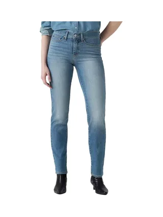 Jean 314 Bleu Moyen Femme Levi's Shaping Shaping 1