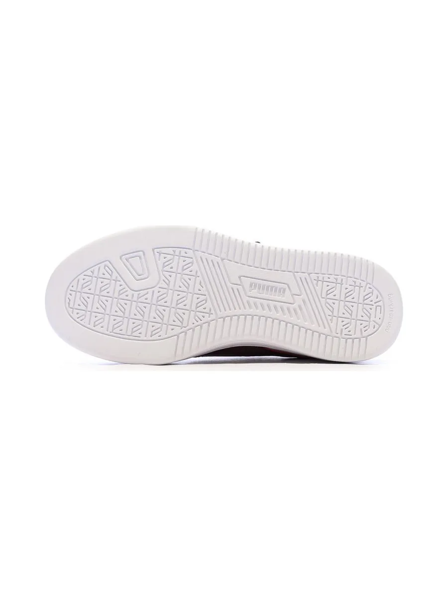 Baskets Blanches/Noir Garçon Puma Caven 1 6