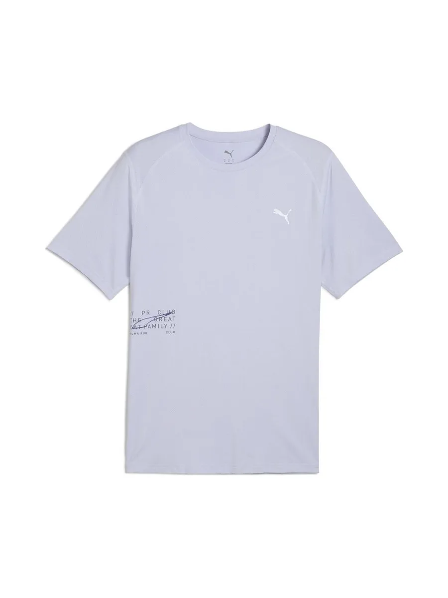 T-Shirt Violet Femme Puma Run Graphic Mesh 1