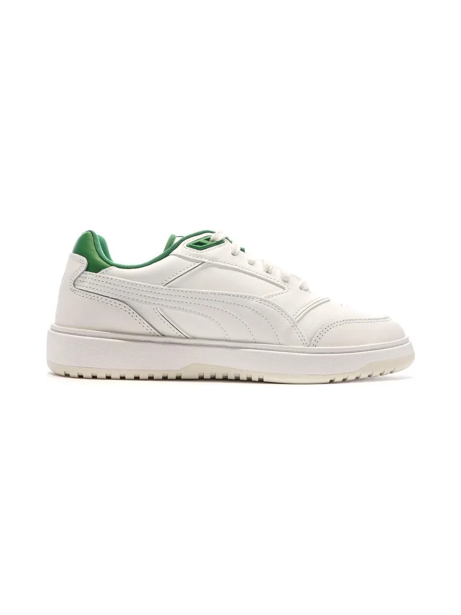 Baskets Blanches/Vertes Homme Puma Doublecourt03 3