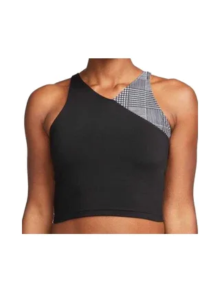 Débardeur Noir/Gris Femme Nike Crop Tank 3