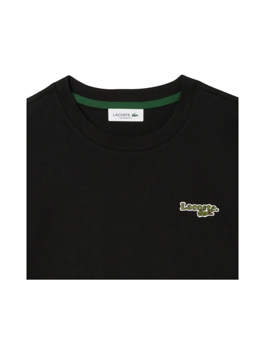 T-Shirt Marine Femme Lacoste Sigle 3