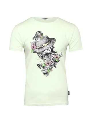 T-shirt Vert Pale Homme La Maison Blaggio Tete 1