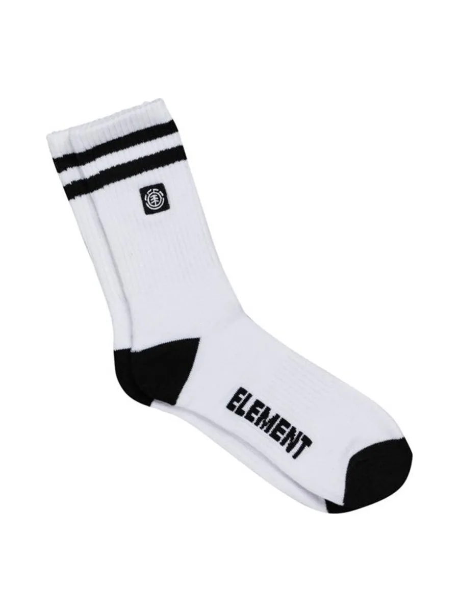 x1 Paires de Chaussettes Blanches/Noires Homme Element Clearsight Socks 3