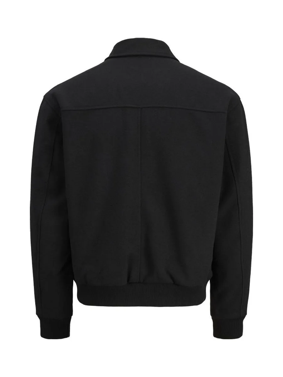 Veste Noire Homme Jack & Jones Cover Bomber 2