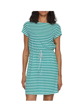 Robe Vert/Blanc à Rayures Femme Vila Mooney String 1