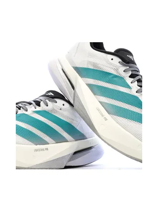 Baskets Blanches/Turquoises Adidas Adizero Boston 13 7