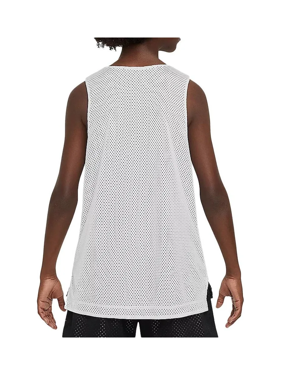 Maillot de Basketball Réversible Blanc Garçon Nike Reversible Jsy Tank 3