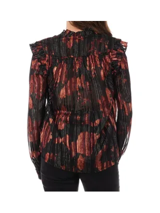 Chemise Noire/Rouge Femme Kaporal SEVEN 2