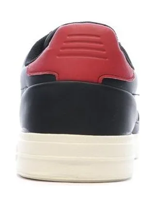 Baskets Noires/Rouges Homme Lacoste Court 3