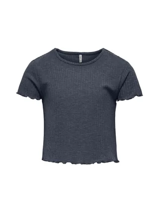 T-shirt Gris Foncé Fille Only Nella 1