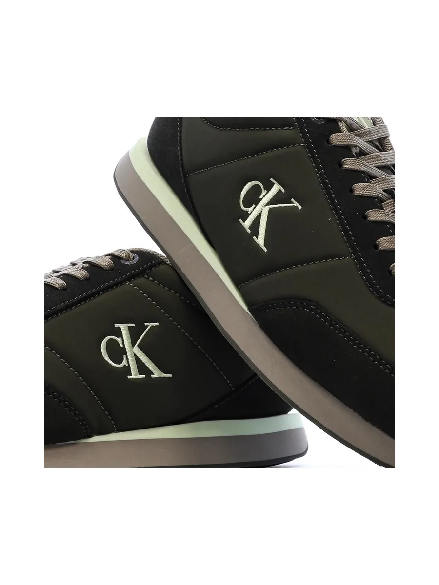 Baskets Kaki Homme Calvin Klein Jeans Retro Runner 8