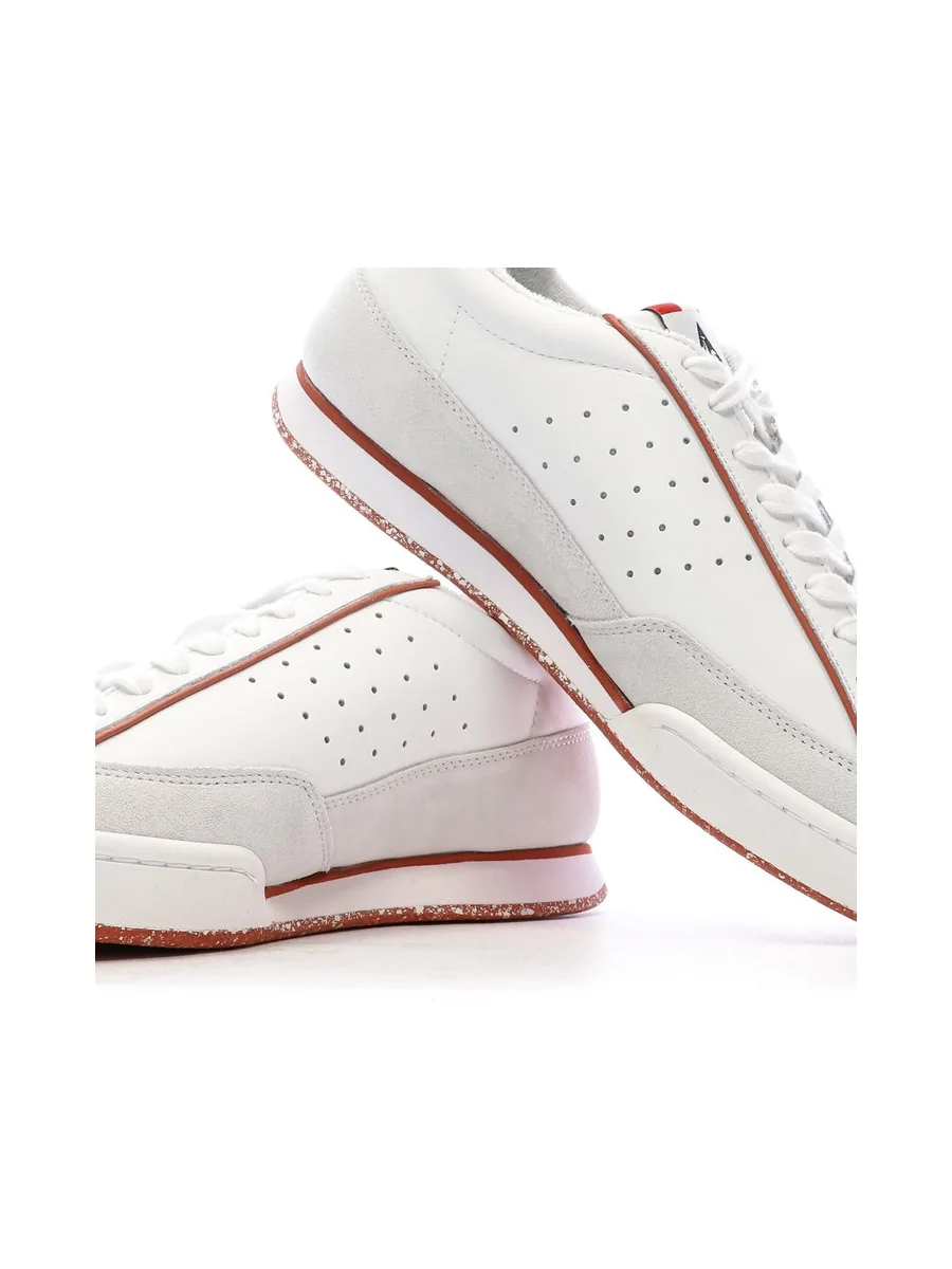 Baskets Blanches Homme Le Coq Sportif Noah Club Terre Battue 7