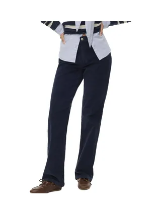 Pantalon en Velours Marine Femme Vero Moda Lisa 1