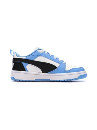 Baskets Turquoise/Blanc Garçon Rebound Low 2