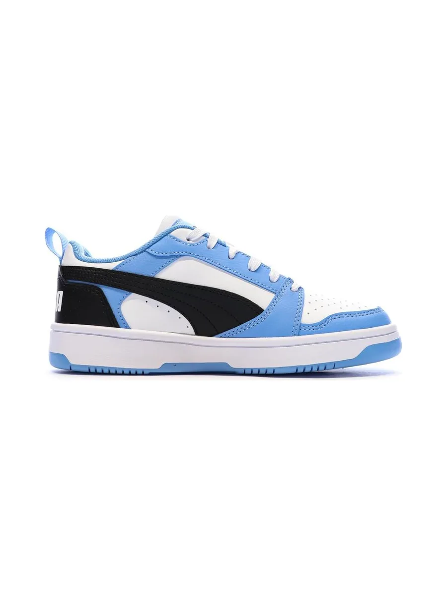 Baskets Turquoise/Blanc Garçon Rebound Low 3