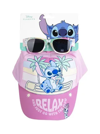 Kit Casquette + Lunette de Soleil Rose Enfant Sport Zone Relax 1