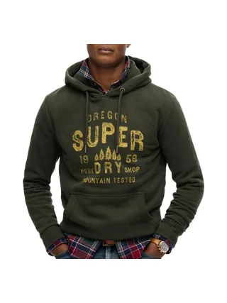 Sweat Olive Homme Superdry Work 1
