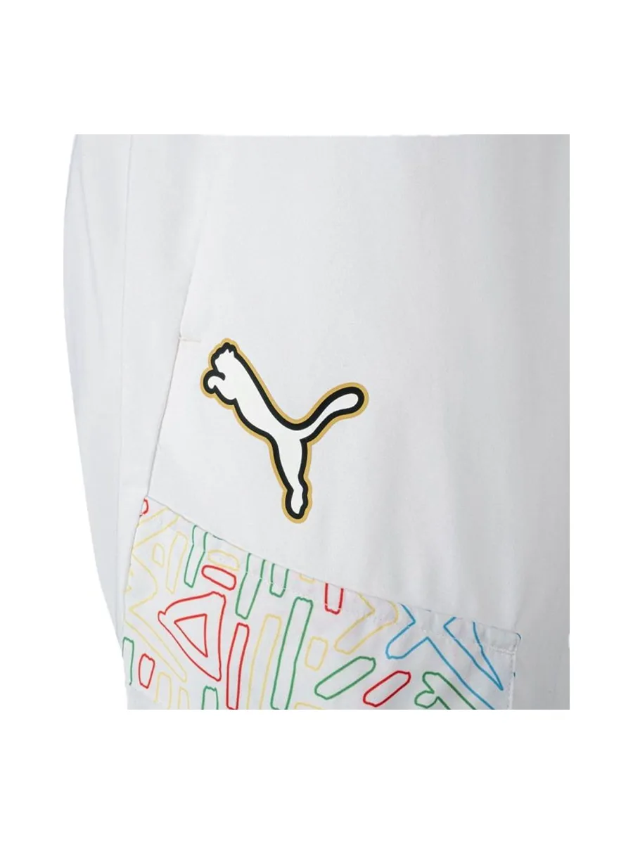 OM Jogging Blanc Homme Puma OM x Africa Woven 4