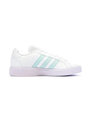Baskets Blanches/Turquoises Femme Adidas Grand Court Base 2.0 2