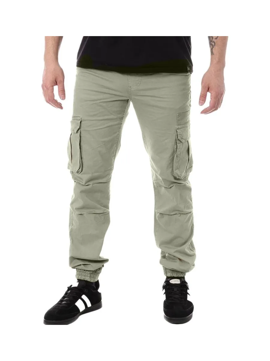 Pantalon Cargo Vert Clair Homme Paname Brothers Carlos 2