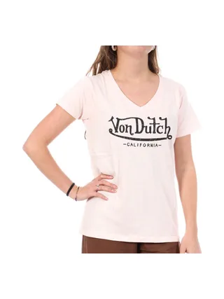 T-Shirt Rose Clair Femme Von Dutch LRO 1