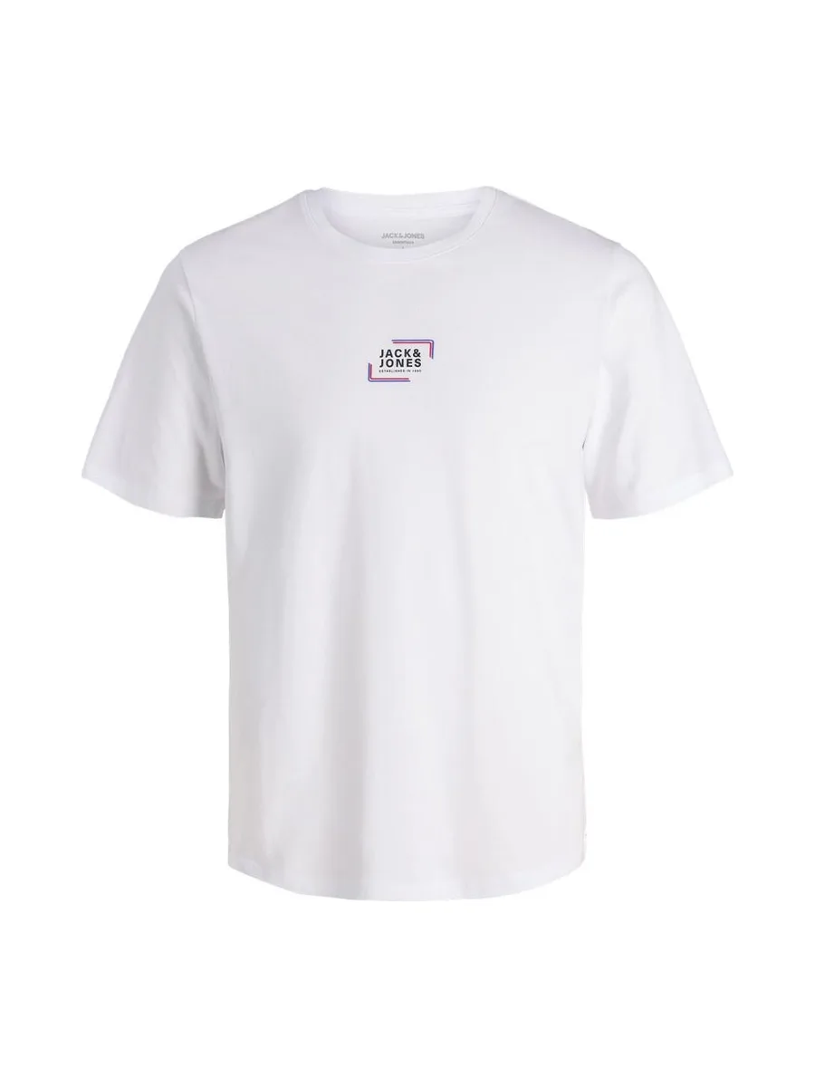 T-Shirt Blanc Garçon Jack & Jones Corp 2